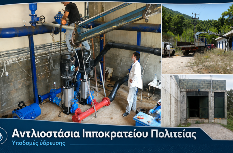 Ενημέρωση για την ύδρευση και την αποχέτευση της Ιπποκρατείου Πολιτείας